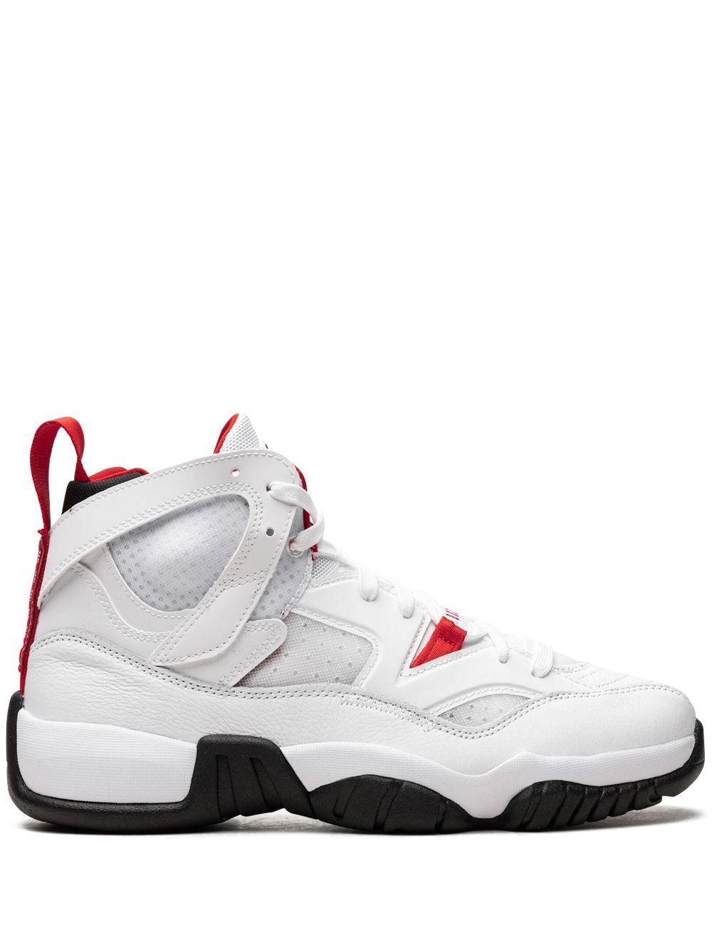 JORDAN Nike Men's Jumpman Two Trey Shoes In White/red/black Product Image