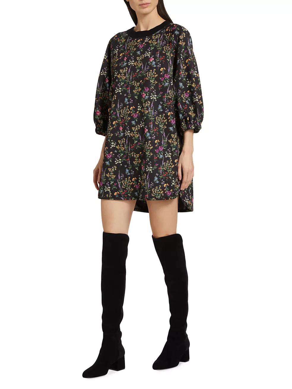 Billy Floral High-Low Minidress Product Image