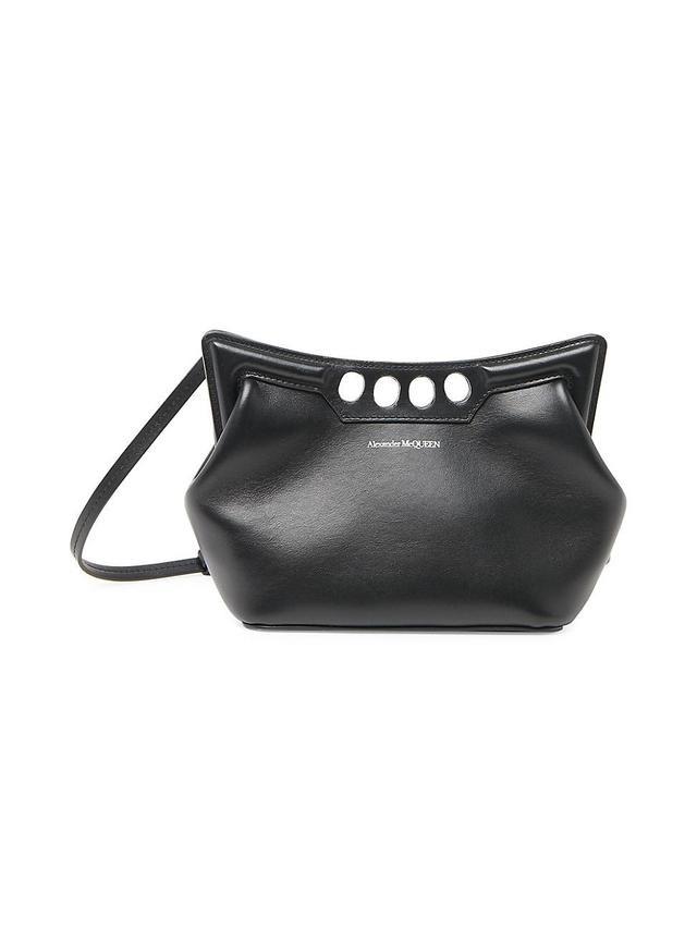 Womens The Mini Peak Leather Shoulder Bag Product Image