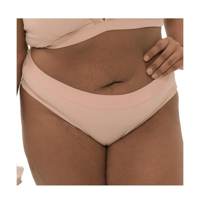 Naked Rebellion Womens Nude Shade Mesh Hipster Bikini Panty Product Image