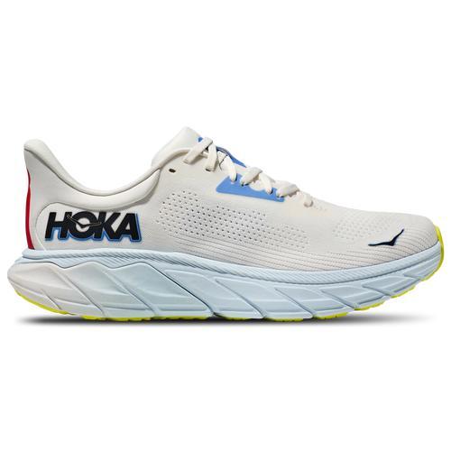 HOKA Mens Arahi 7 - Running Shoes Blanc De Blanc/Virtual Blue Product Image