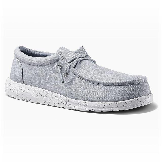 REEF Cushion Breakwater Mens Boat Shoes Grey Product Image