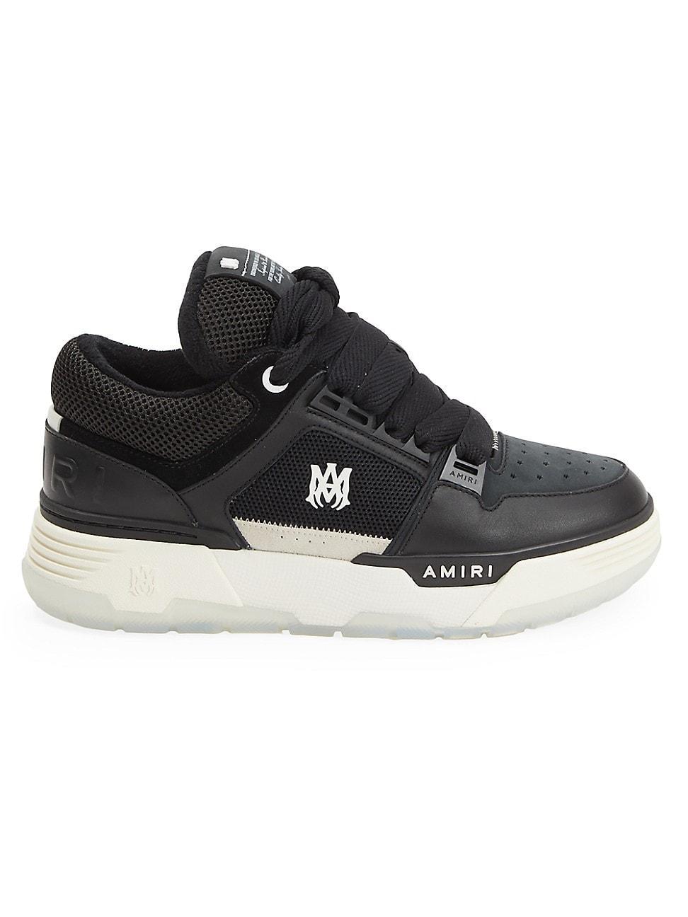 Mens MA-1 Leather & Mesh Low-Top Sneakers Product Image