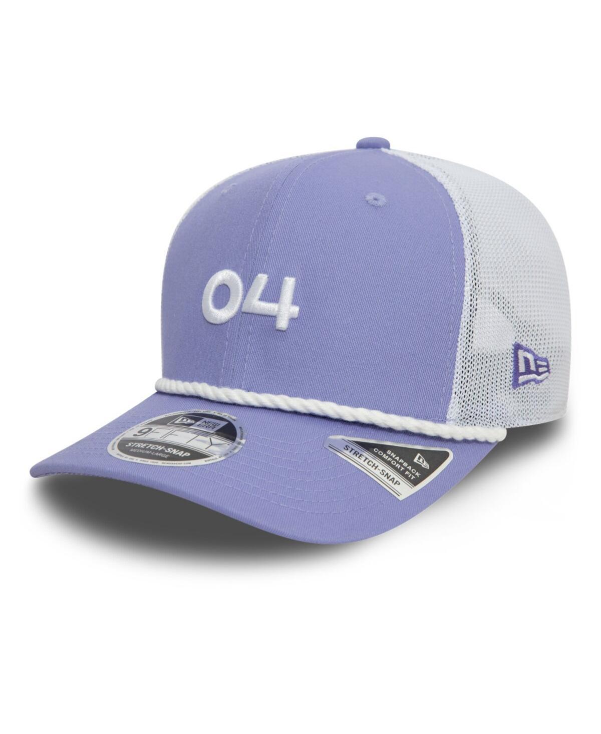 New Era Mens Lando Norris Purple McLaren F1 Team Trucker 9FIFTY Stretch-Snap Hat Product Image