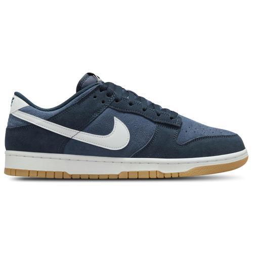 Nike Mens Nike Dunk Low Retro - Mens Shoes Summit White/Armory Navy/Monsoon Blue Product Image