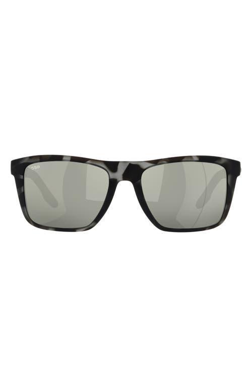 Costa Del Mar Mainsail 55mm Mirrored Polarized Rectangular Sunglasses Product Image