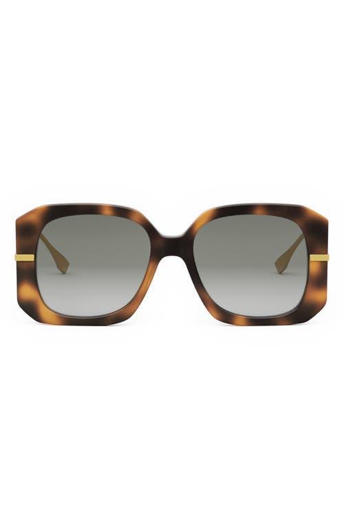 Womens Fendigraphy 55MM Geometric Sunglasses Product Image