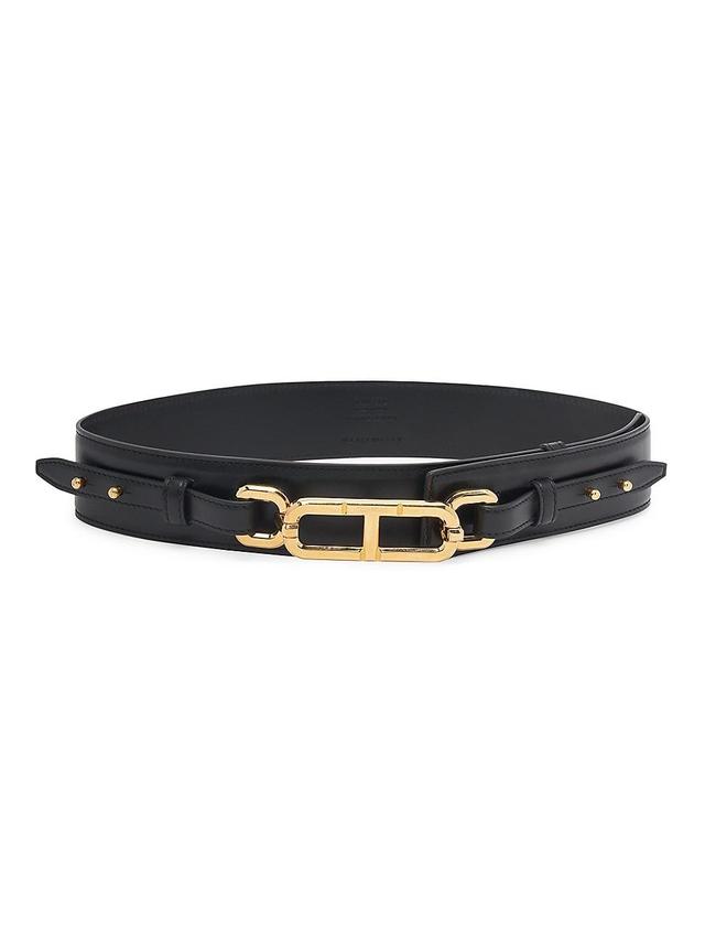 Womens Whitney Box Palmellato Leather Waist Belt Product Image