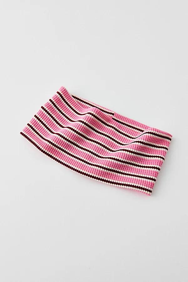 Textured Striped Headwrap Womens at Urban Outfitters Product Image