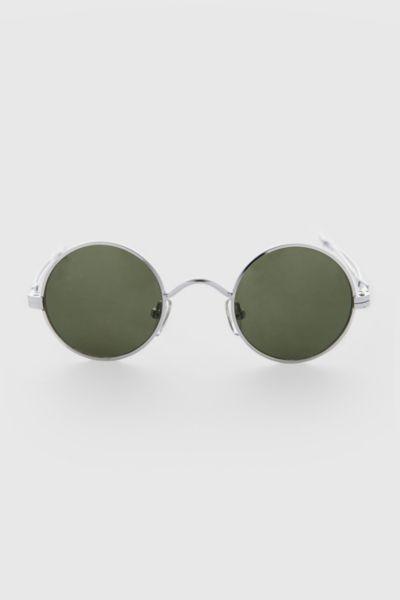 Sunglass Museum Vintage Metal Round Sliding Temple Sunglasses Womens at Urban Outfitters Product Image