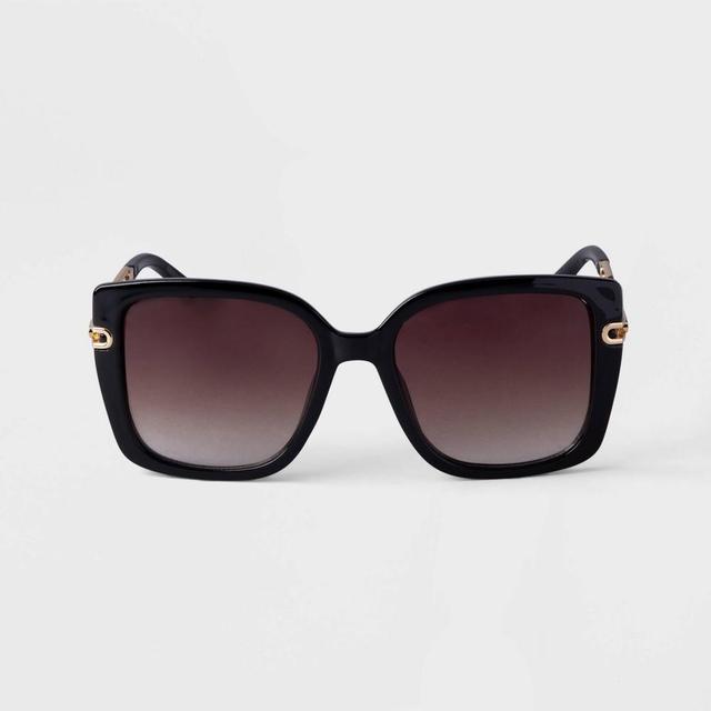 Womens Oversized Square Sunglasses - A New Day Product Image