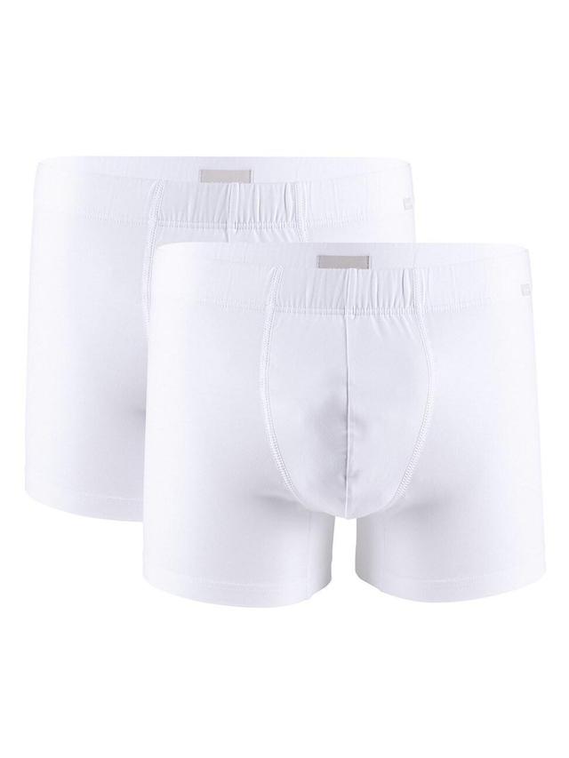 Hanro Cotton Essentials 2-Pack Boxer Brief 1) Men's Underwear Product Image