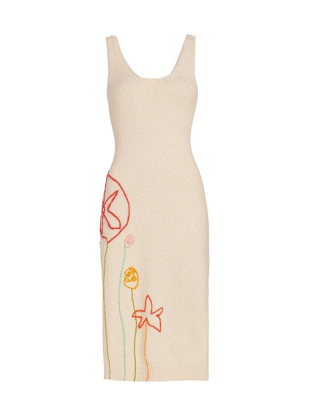 Womens Jane St. Garden Cotton Midi-Dress Product Image