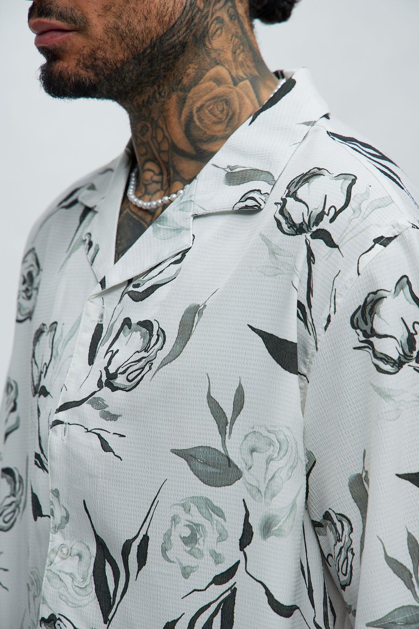 Eden Floral Shirt - White/combo Product Image