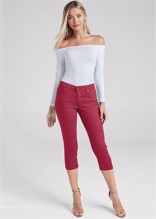 Cindy Capri Jeans Product Image