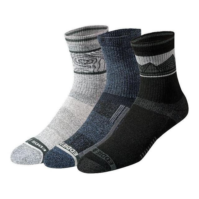 Mens Eddie Bauer Performance Hiking Crew Socks 3-pack Product Image