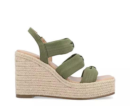 Journee Collection Womens Santorynn Platform Wedge Sandal Product Image