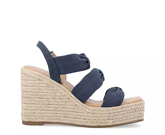 Journee Collection Womens Santorynn Platform Wedge Sandal Product Image