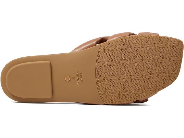Sofia Leather Bow Slide Sandals Product Image