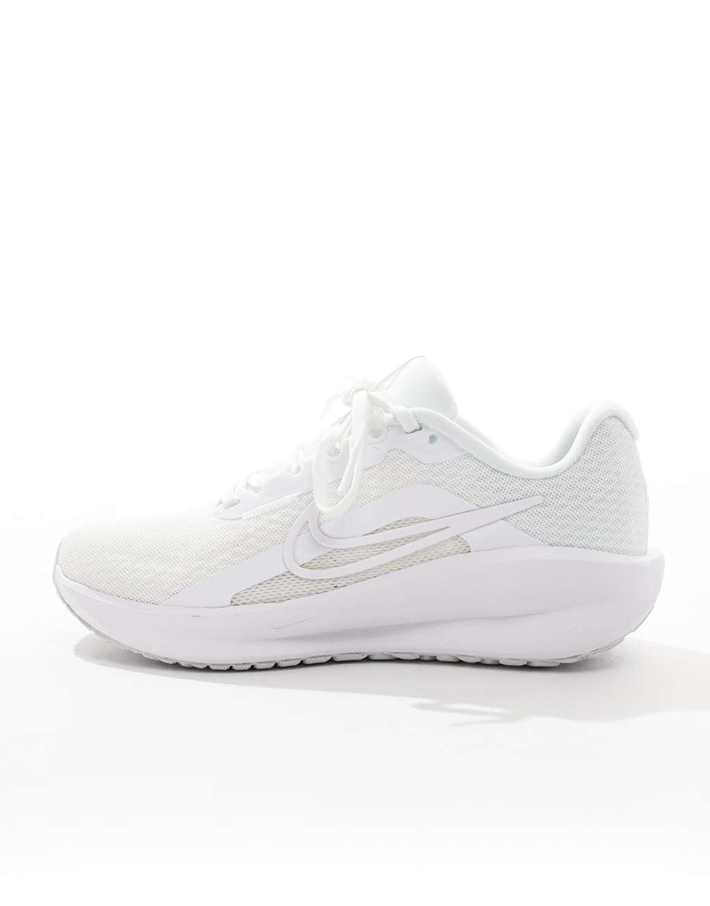 Nike Running Downshifter 13 sneakers in white Product Image