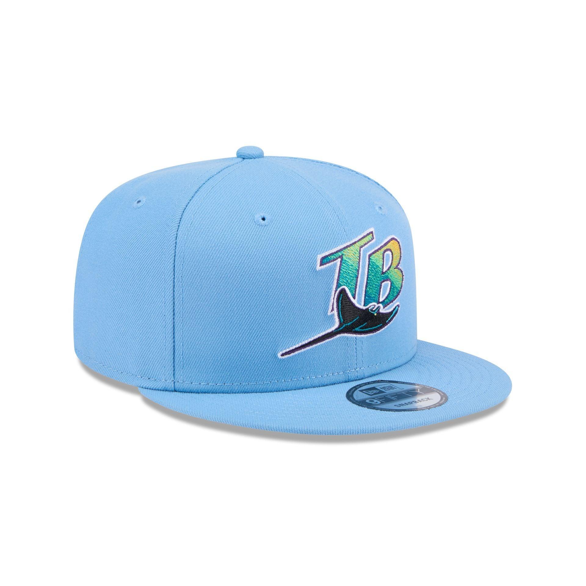 Tampa Bay Rays Sky Blue 9FIFTY Snapback Hat Male Product Image