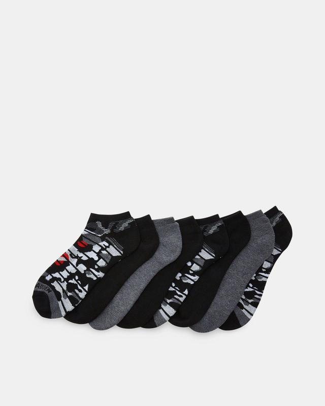 MEN'S ANKLE SOCKS BLACK MULTI Male Product Image