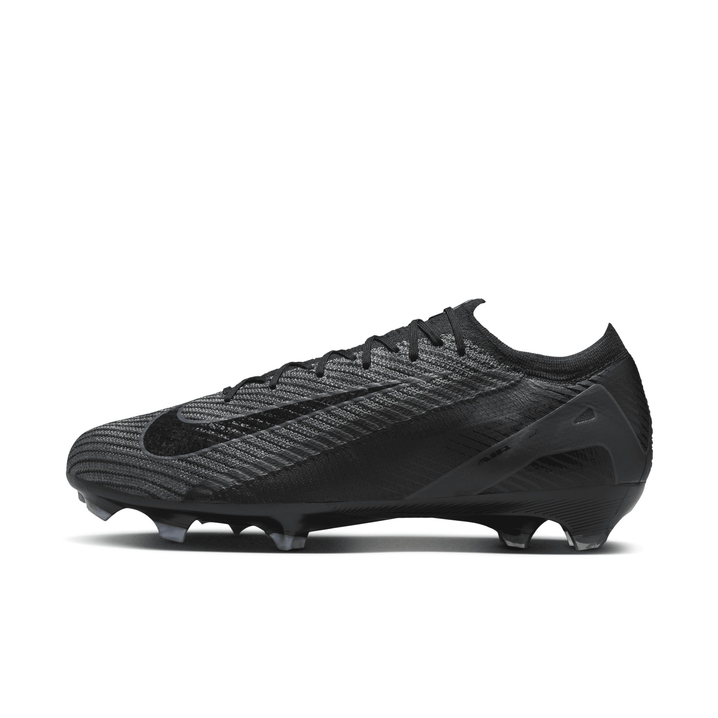 Nike Mens Zoom Vapor 16 Elite FG - Soccer Shoes Black/Black/Deep Jungle Product Image