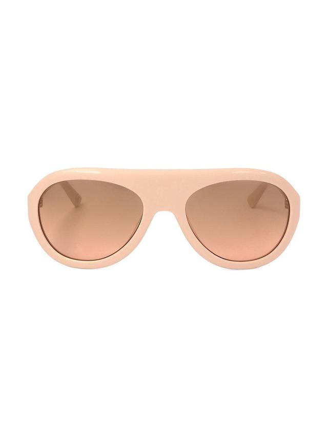 Womens Mount Toc 57MM Aviator Sunglasses Product Image