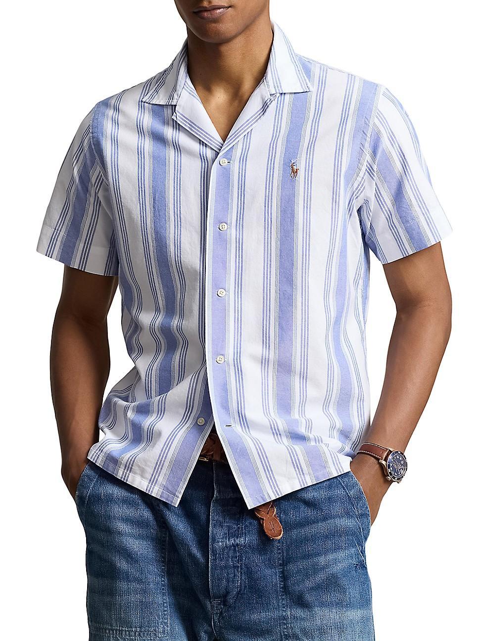 Mens Artisan Mesh Button-Front Shirt Product Image