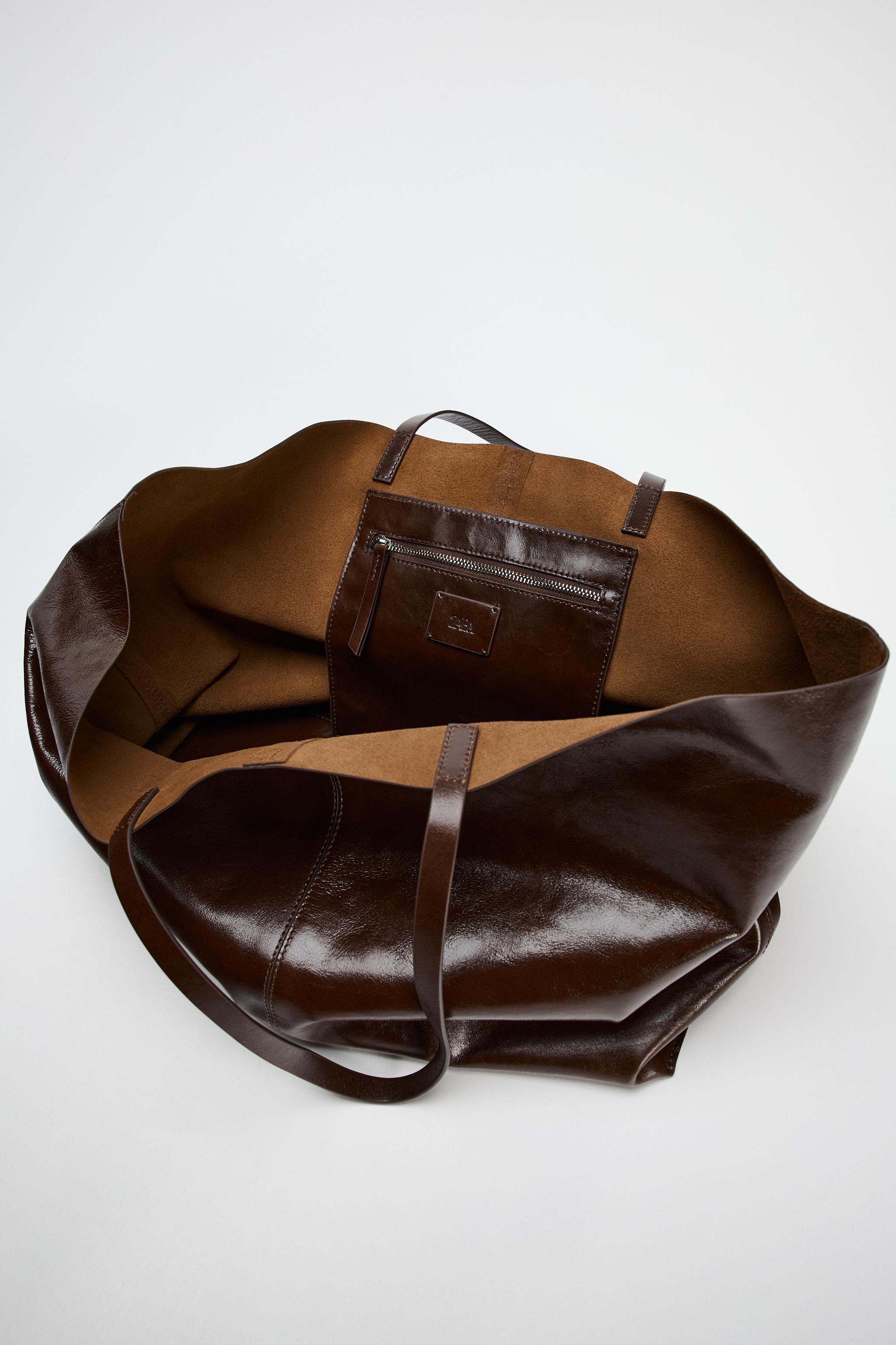 MAXI LEATHER TOTE BAG Product Image