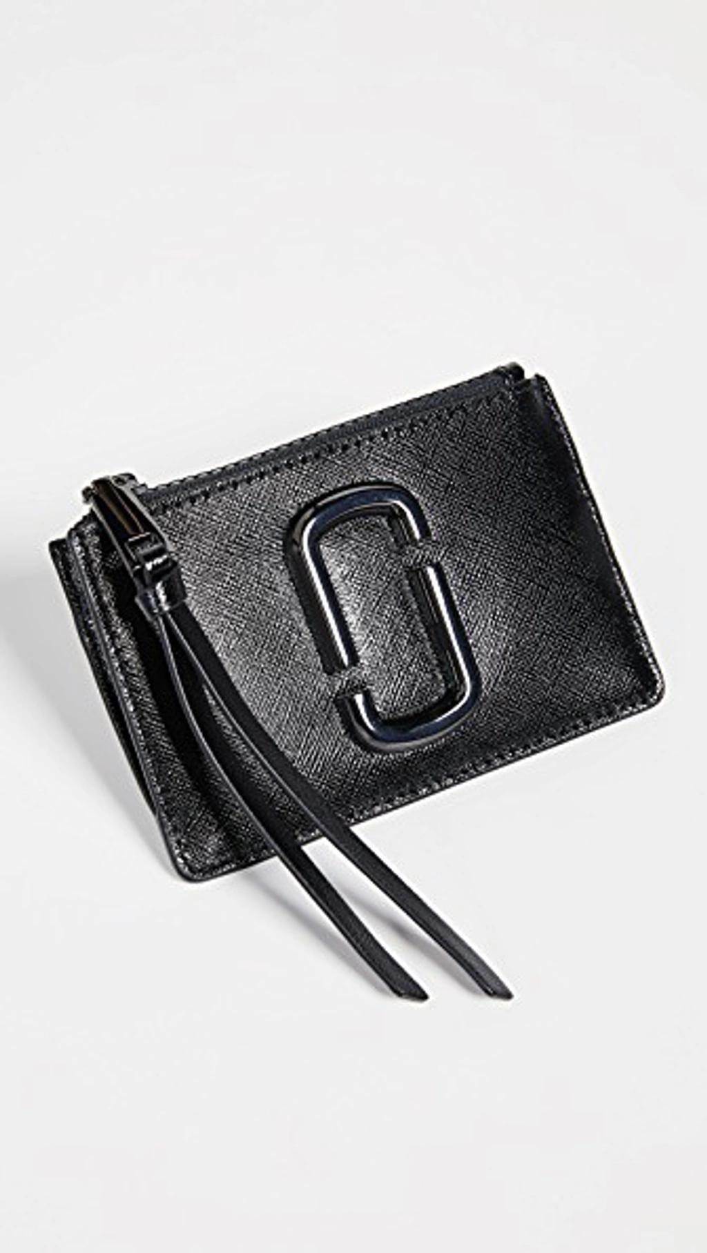 MARC JACOBS Top Zip Multi Wallet In Black Product Image