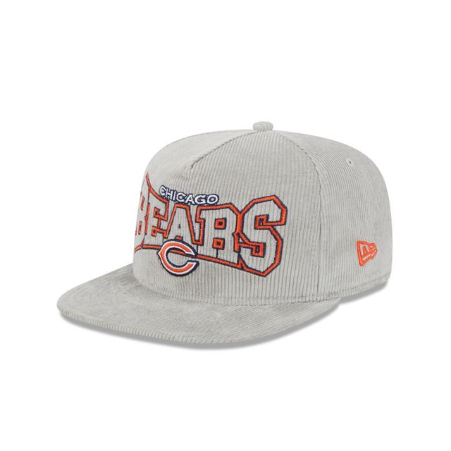 Chicago Bears Gray Cord Golfer Hat Male Product Image