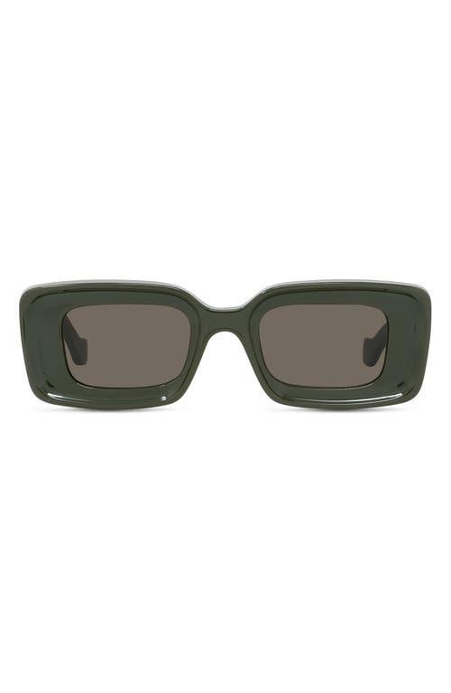 Loewe Chunky Anagram 46mm Rectangular Sunglasses Product Image