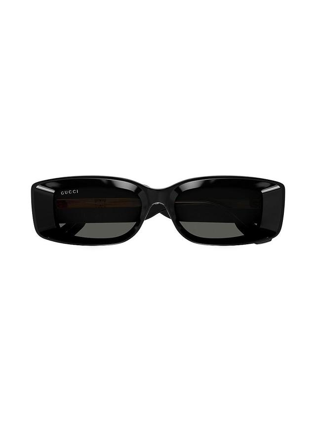 Gucci Womens Thickness 53mm Rectangle Sunglasses Product Image