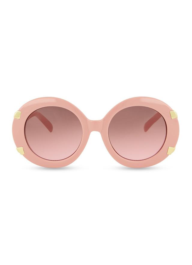 Thick Frame Oval Sunglasses Female Product Image