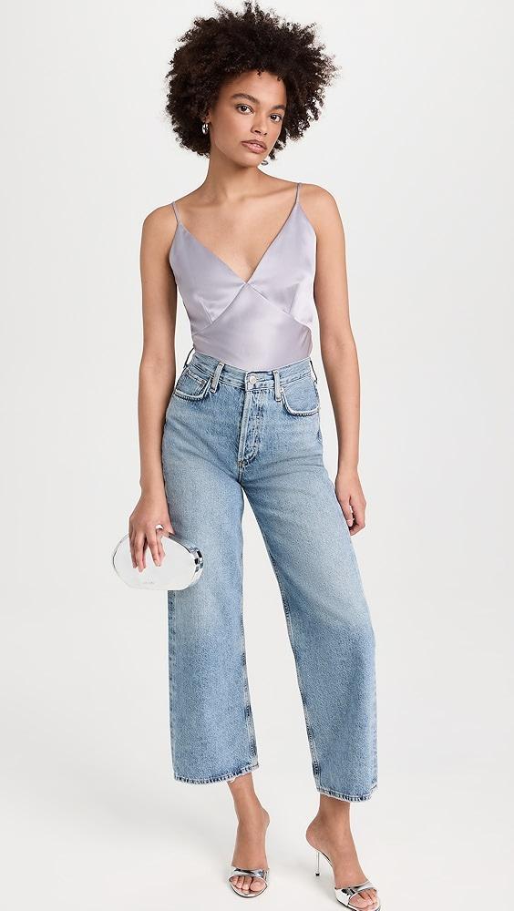 Reformation Mickey Satin Top | Shopbop Product Image