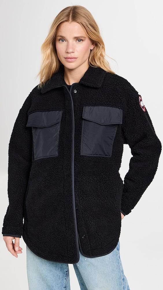 Canada Goose Simcoe Sherpa Shacket | Shopbop Product Image