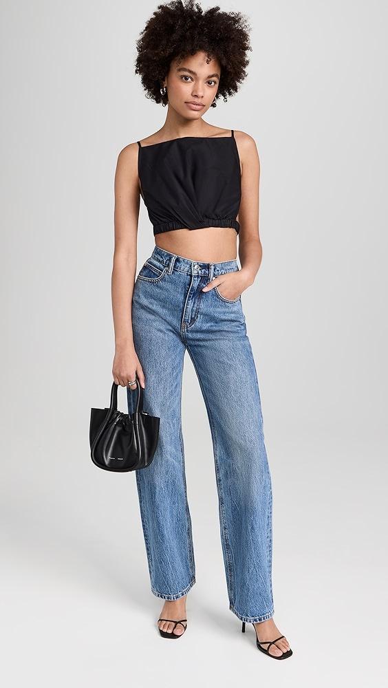 3.1 Phillip Lim Cropped Twist Front Cami with Open Back | Shopbop Product Image