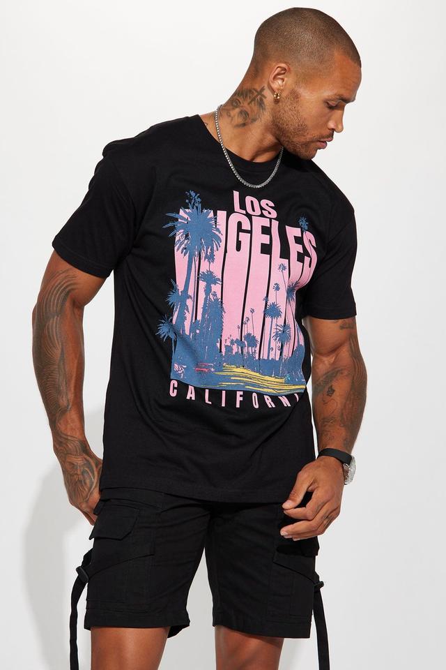 Los Angeles Palm Streets Short Sleeve Tee - Black Product Image