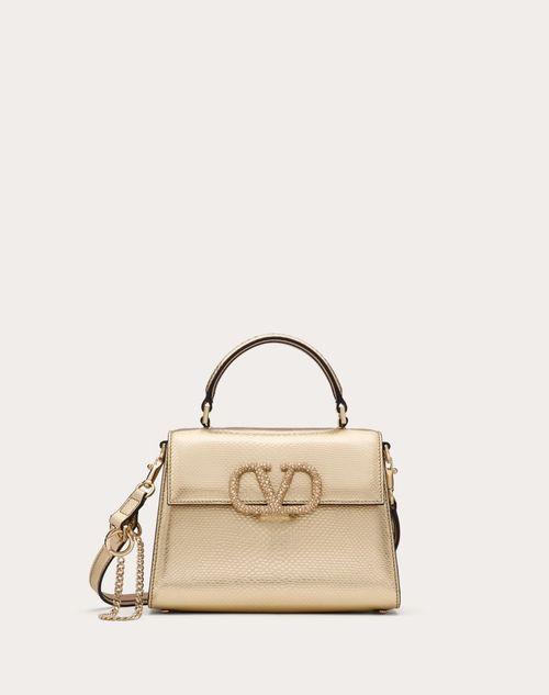 SMALL VALENTINO GARAVANI VSLING HANDBAG IN METALLIC KARUNG Product Image