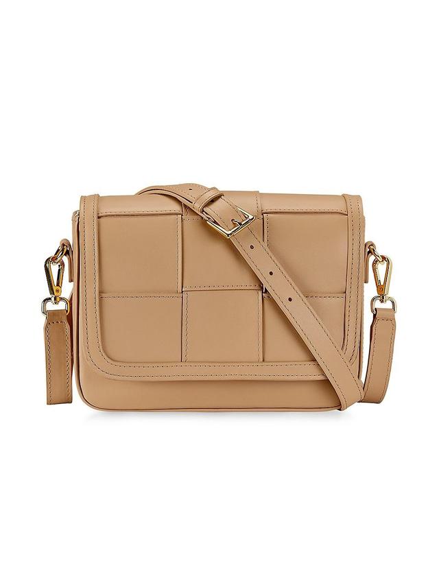 Womens Lily Leather Crossbody Bag Product Image