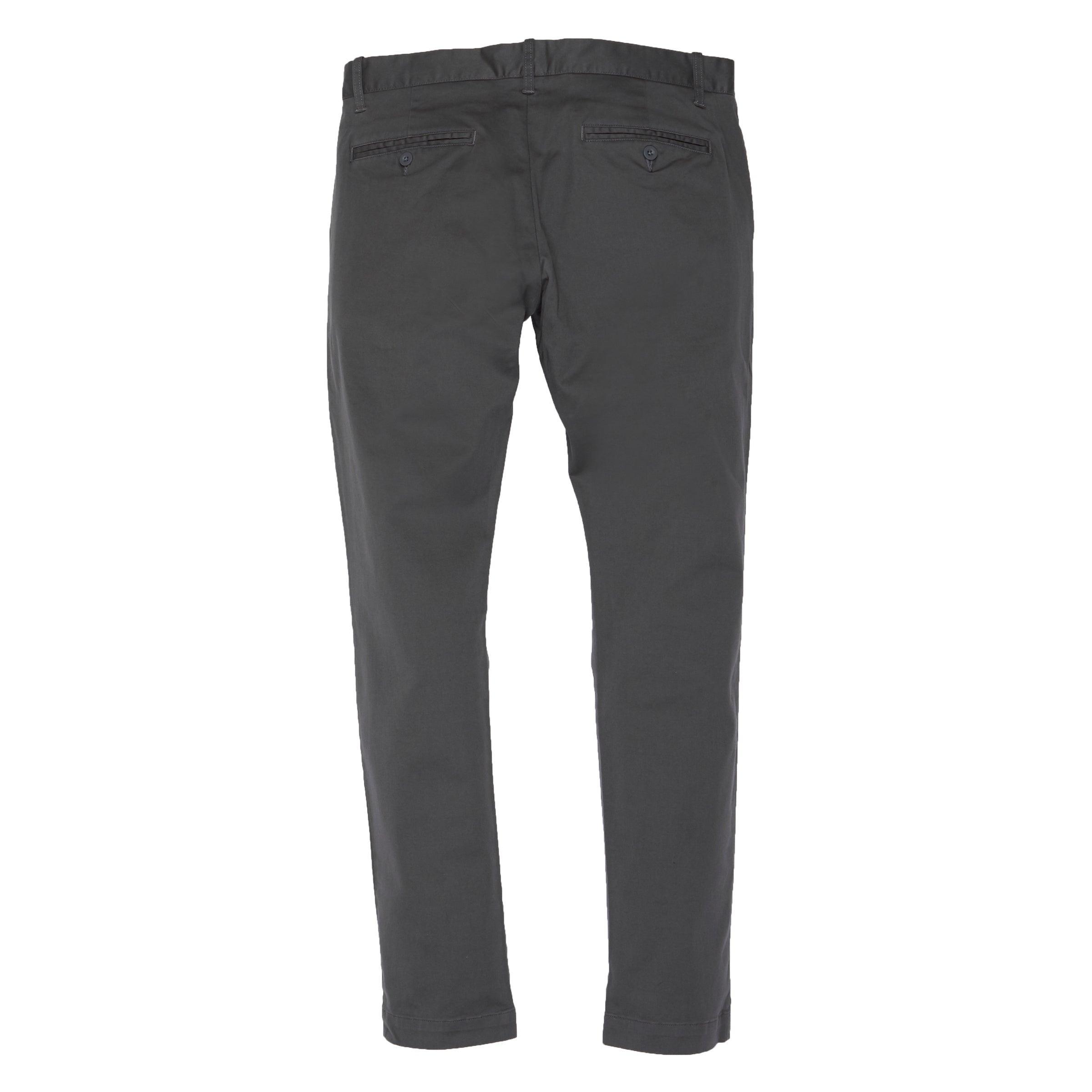 Jesse Stretch Chino Pants (Slim Fit)- Dark Gray Product Image