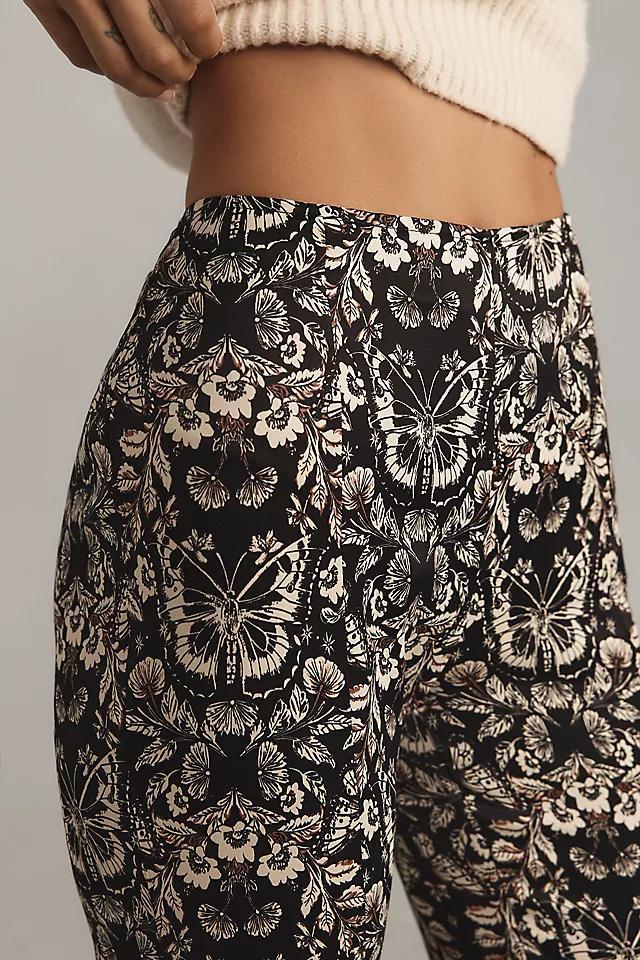 By Anthropologie Satin Flare Pants Product Image