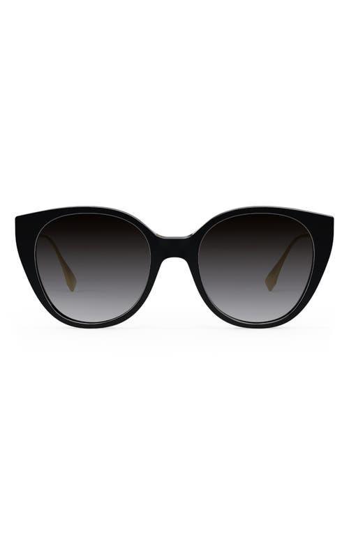 The Fendi Baguette 54mm Round Sunglasses Product Image