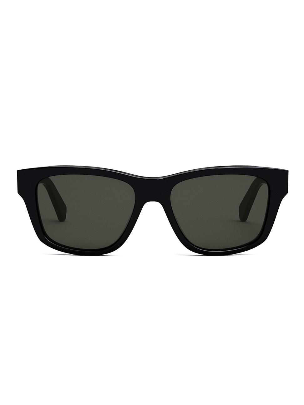 Mens Monochroms 55MM Rectangle Sunglasses Product Image