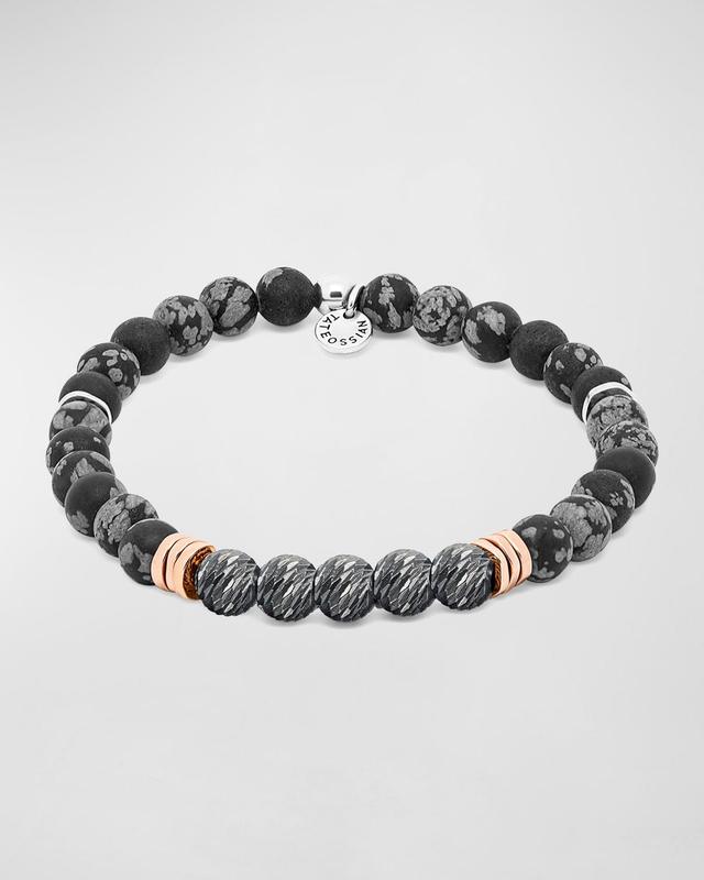 Mens Stonehenge Bead Bracelet Product Image