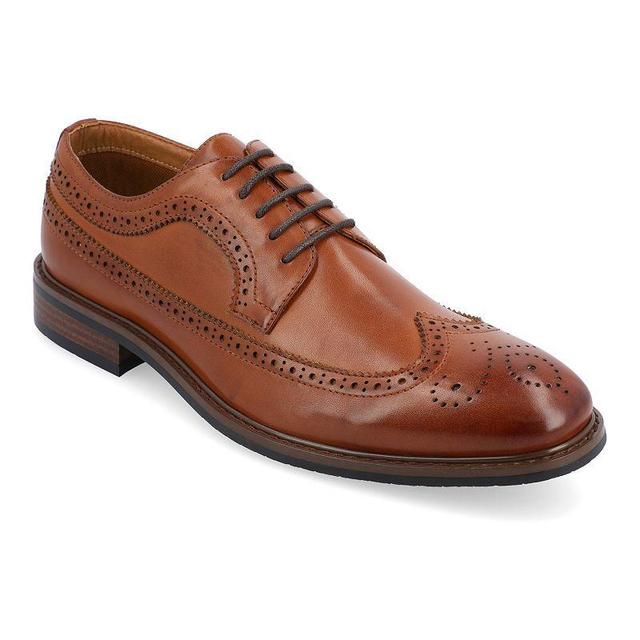 Thomas & Vine Alister Mens Tru Comfort Foam Wingtip Dress Shoes Red Product Image