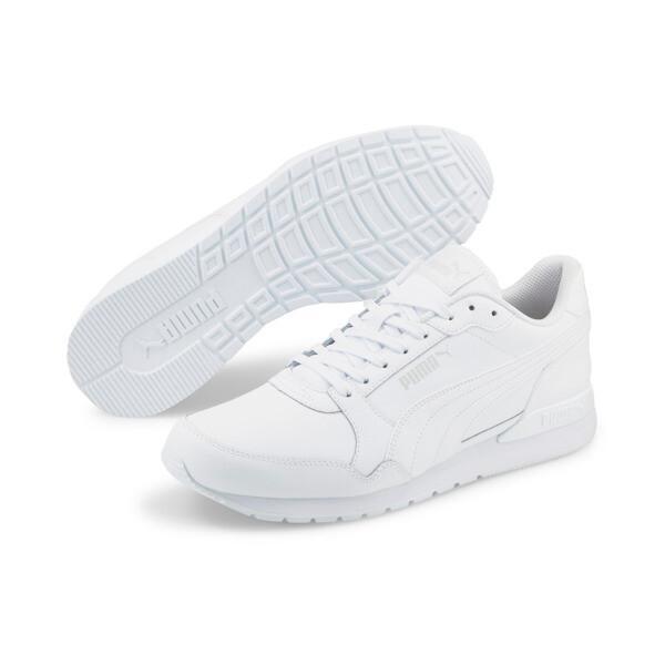 PUMA ST Runner v3 L Men's Sneakers in White/Grey/Violet Product Image