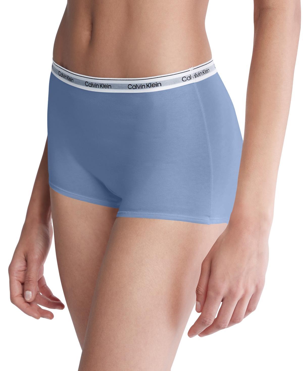 Women's Modern Logo Mid-Rise Boyshort Underwear QD5195 Product Image