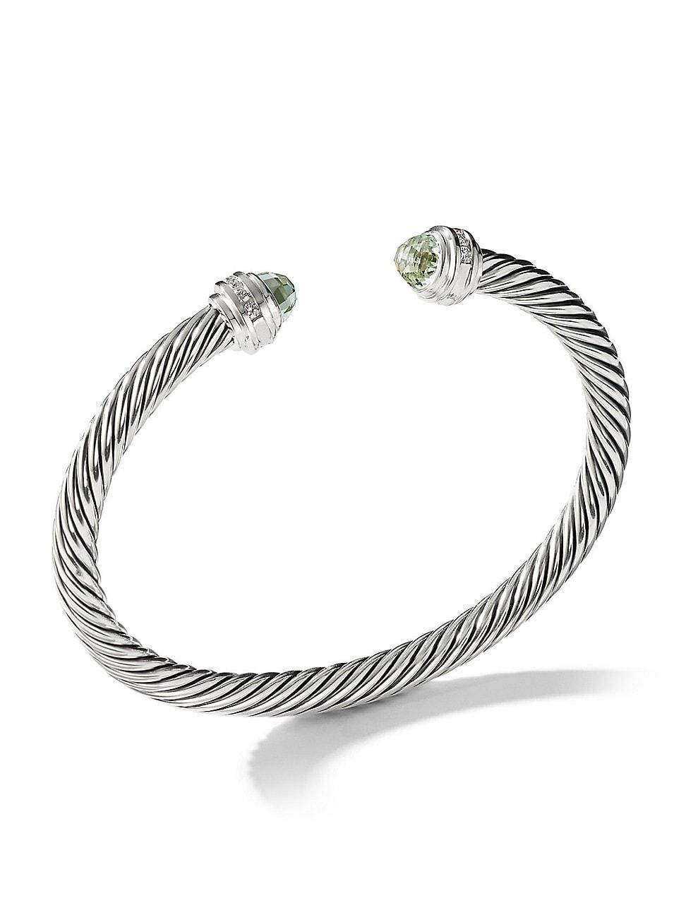 Womens Cable Classics Bracelet With Pearls & Diamonds Product Image